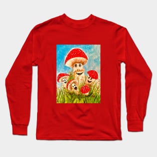 Mushroom family Long Sleeve T-Shirt